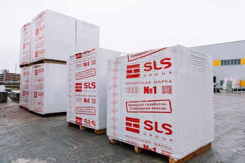 Газобетон Белорусский SLS D600 625х200х250 мм фото 1