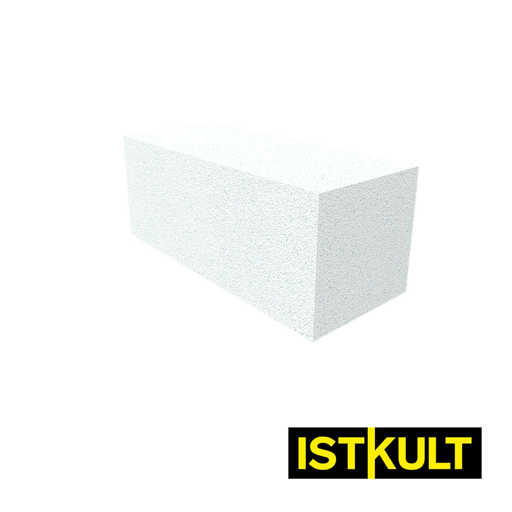 Газобетонный блок ISTKULT D500 B3,5 600х250х250 мм